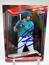 2022 Elite Extra Edition #168 Gabriel Gonzalez Red /299 Minnesota Twins SIGNED