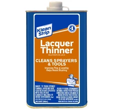 Klean-Strip Lacquer Thinner, 1 Quart Cleans sprayers Improves flow and leveling
