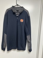 Men s Colosseum XXL Auburn Tigers Blue Quarter Zip Pullover