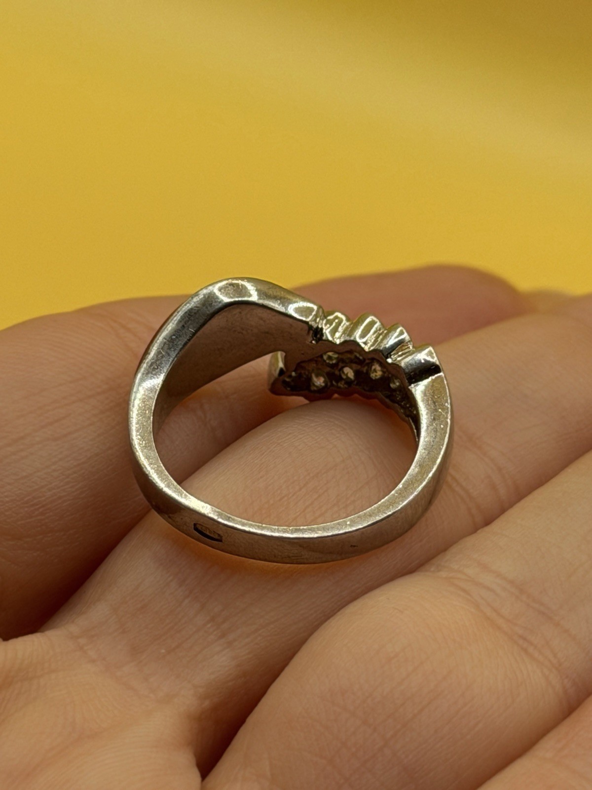 Vintage silver ring, 1990s, size M, Made In Ukraine 🇺🇦 #20 image 3