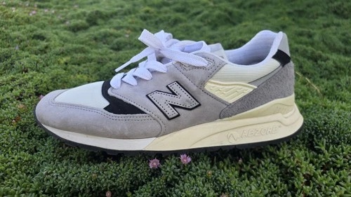 New Balance 998 Mens Sneakers Teddy Santis Made In USA Grey Cream U998GB Sz 10.5