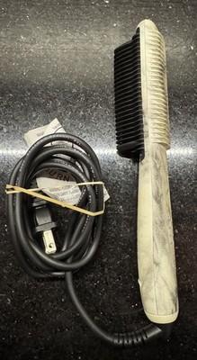 Karma Beauty Serenity Pro Heated Brush / Comb Straightener MARBLE Tested & Works