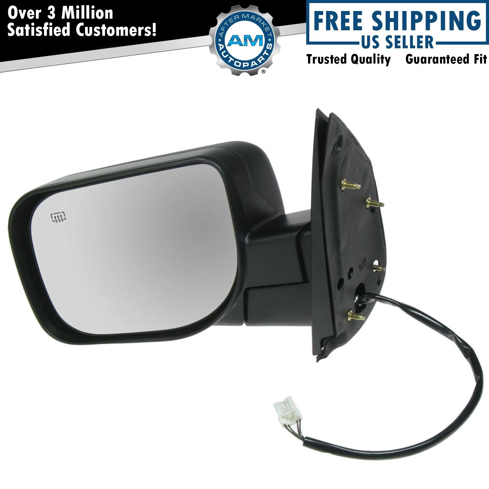 TRQ Driver Side Mirror For 2006-2010 Nissan Titan
