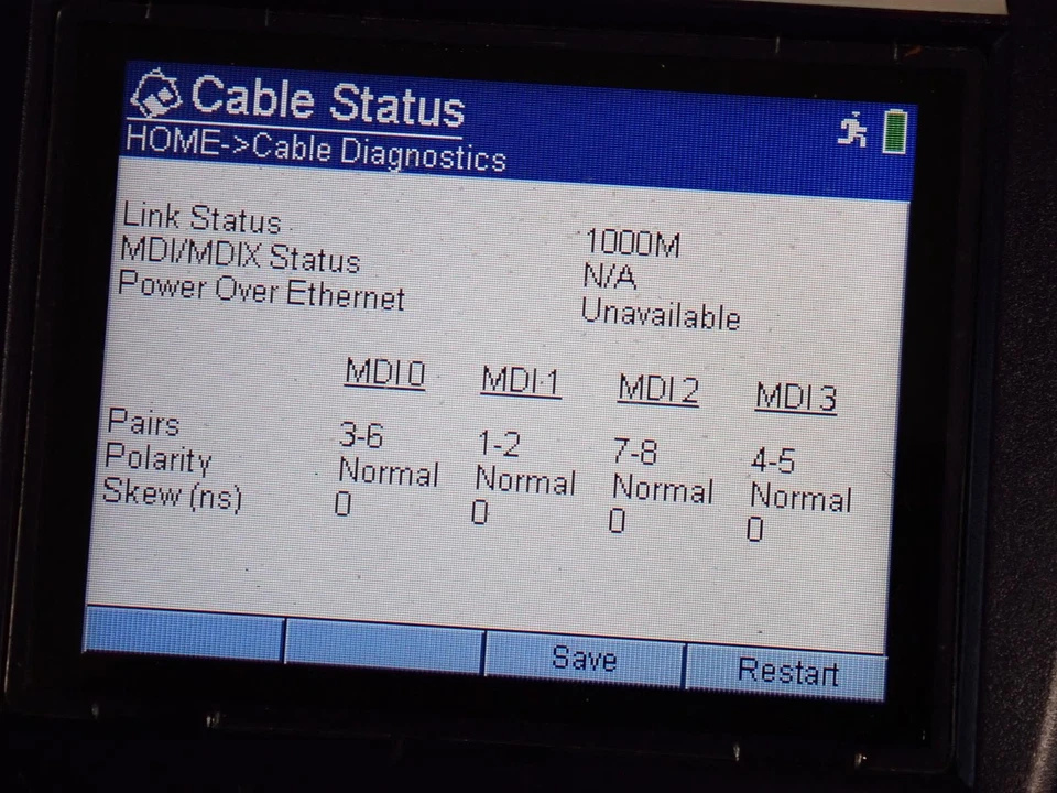 JDSU HST-3000 Handheld Services Tester w/Ethernet & T1/T3 SIMs Cables Pwr Adpt - Image 2 of 4