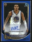 Will Richard 2025-26 Bowman Chrome Autographs Blue Refractor #BCA-WI #/150