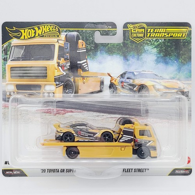 #ad Hot Wheels Team Transport #x27;20 Toyota GR Supra amp; Fleet Street Truck 2025 $17.99