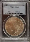1923 Peace Silver Dollar PCGS MS63  14093252