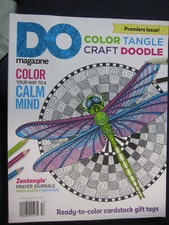 DO Magazine Color, Tangle, Craft, Doodle 1 Design Originals Zentangle R Pr..