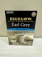 Bigelow Black Tea Earl Grey Tea K-Cups 24 Pods Best By 5/30/27