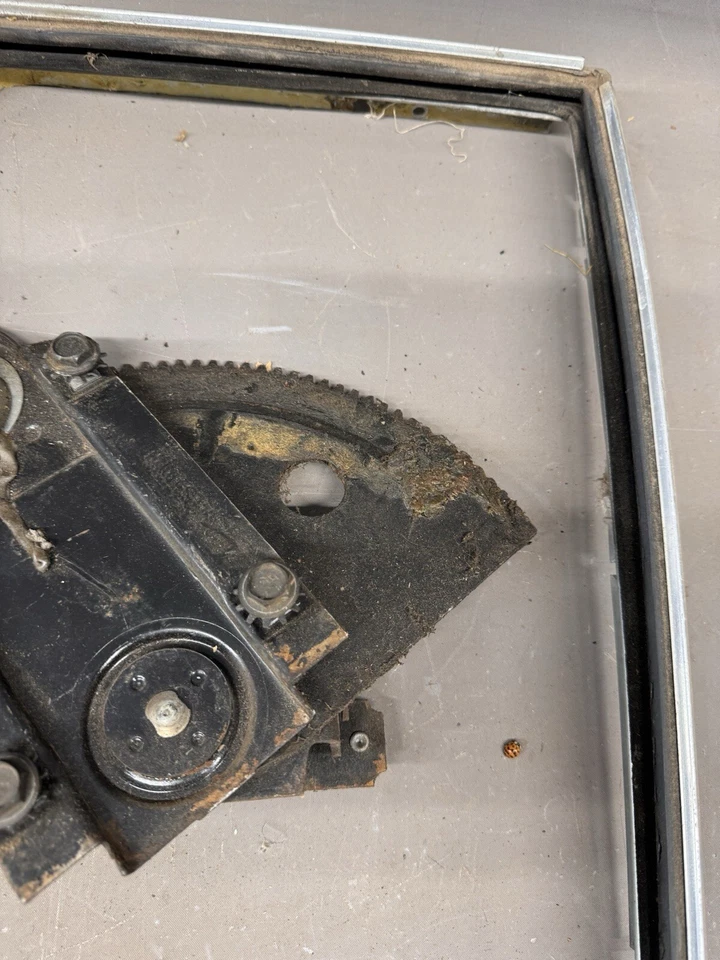 1967 1968 Ford Galaxie Quarter Window Regulator Tracks Seals 2 Door Sedan 1/4 OE - Image 3 of 4
