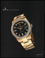 ROLEX Oyster Perpetual Day-Date Magazine Print Ad Watch 2009 - 4pg