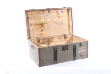 Vecchia Cassa Da Ufficiale Cassa Di Legno Cassa Vittoriana Con Serratura