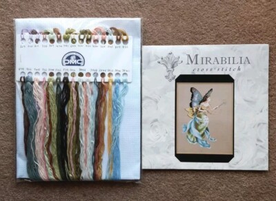  MIRABILIA KIT THE COTTAGE GARDEN FAIRY CROSS STITCH KIT PLEASE READ DESCRIPTION