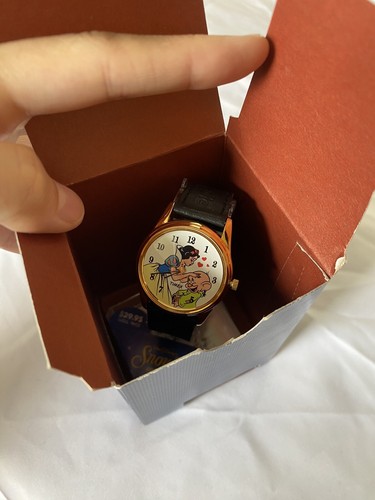 Vintage Timex Watch DISNEY DOPEY DWARF SNOW WHITE the Seven Dwarfs RARE 80621 - Picture 11 of 11