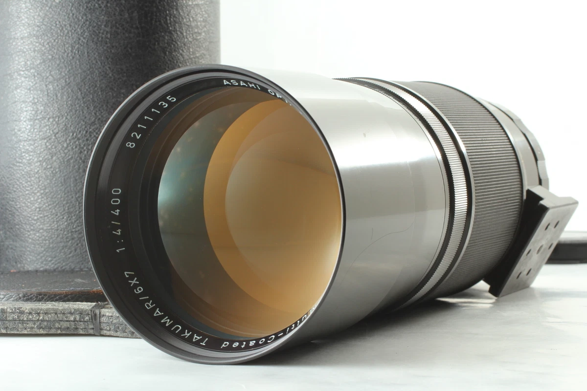 [Exc+5] PENTAX SMC TAKUMAR 6x7 400mm f/4 Lens for 6x7 67 67II From JAPAN