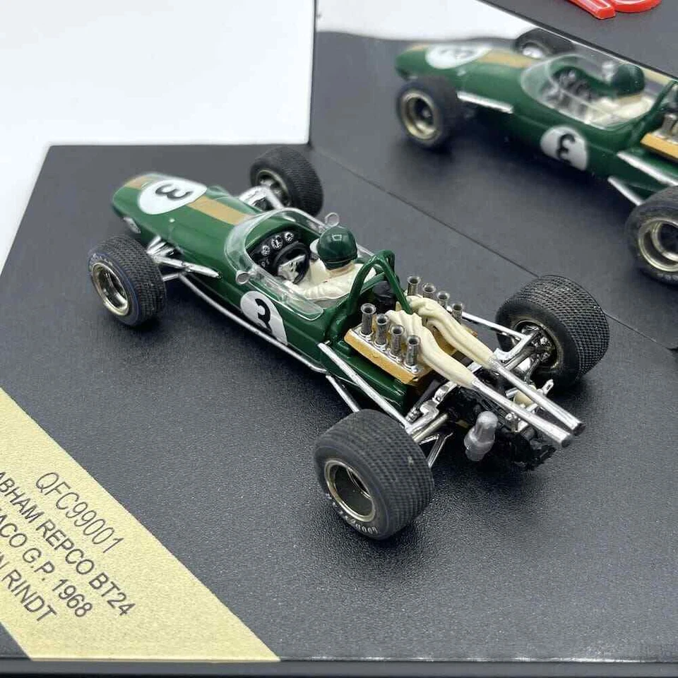 Modellino F1 Quartzo Brabham Repco BT24 Monaco GP 1968 #3 Jochen Rindt - Immagine 3 di 4