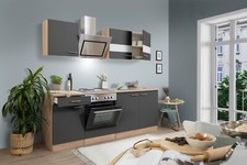 Cuisine Équipée Kitchenette En Chêne Gris Merle 210 CM Respekta