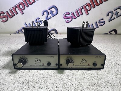 Lot of 2 Brown Innovations Soloamp Amplifier and Active Equalizer