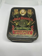 Jack Daniels Collectible Tin, Hinged Lid Hudson Scott & Sons