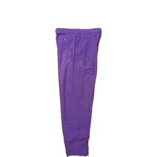 VTG 80's Etcetera Purple Pleated Wide Leg Creased Pants Size 34  32