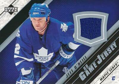 2005-06 Upper Deck GAME JERSEY II #ON OWEN NOLAN - Toronto Maple Leafs