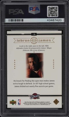 2003 Upper Deck Box Lebron James RC Rookie #16 PSA 10 Gem Mint | eBay