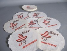 PEDRO BOHNENKAFFEE 32 Papier Kaffee Untersetzer - selten