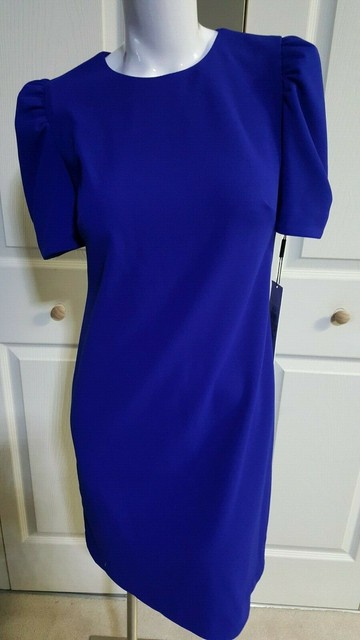 calvin klein blue sheath dress