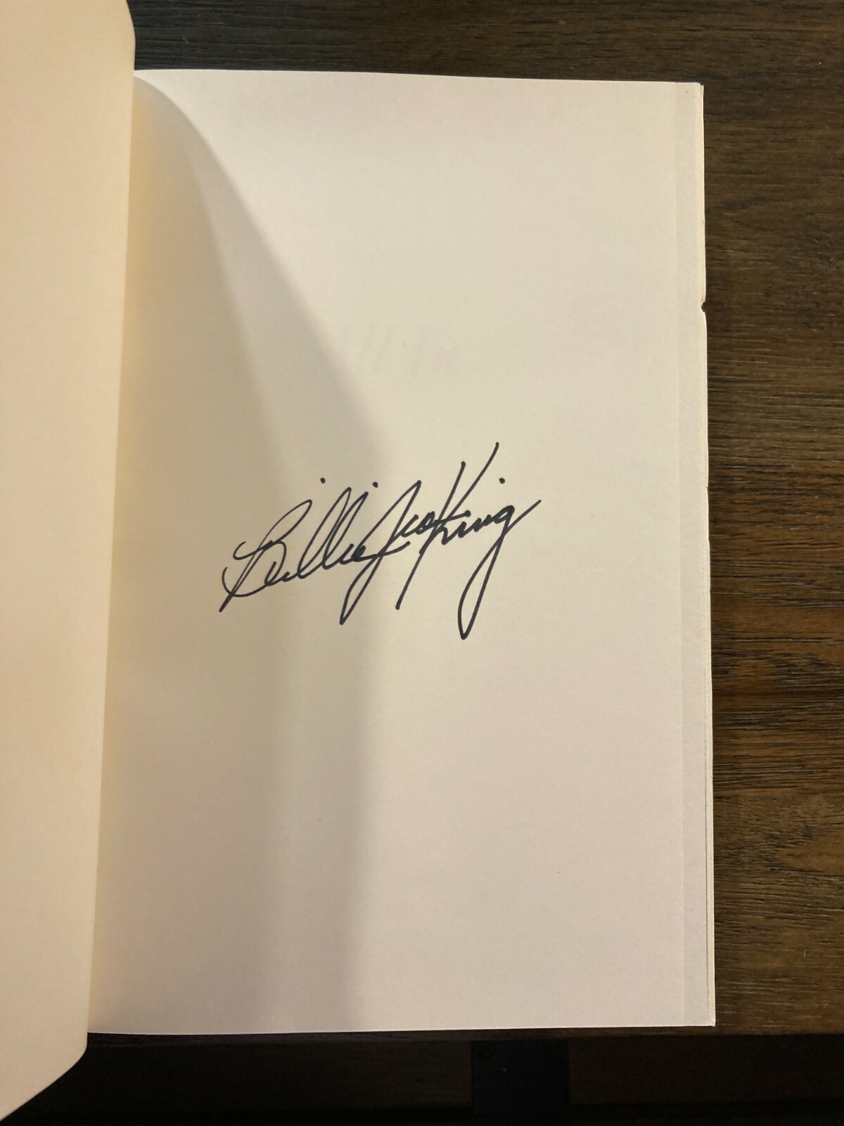 Billie Jean King All In Autobiography signed autographed Book autograph ...