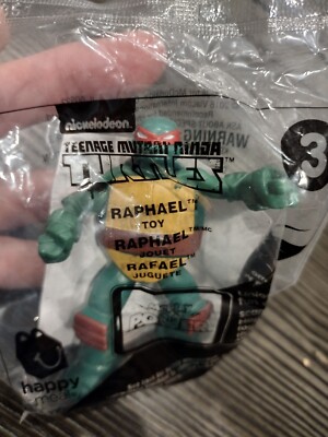 2016 Teenage Mutant Ninja Turtles ''RAPHAEL'' #3 McDonalds Happy Meal Toy Sealed