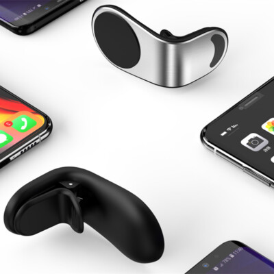 Supporto Magnetico Universale Per Cellulare In Auto Per Bocchette Aria - Nero, Con Calamita