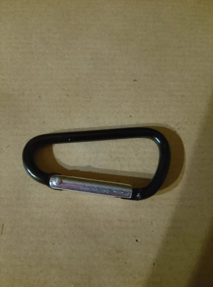 mousqueton alu 4.5 cm couleur noir - Photo 1/1