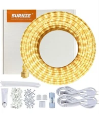 50 Ft 110V LED Flex Neon Rope Lights Strip Party Bar Garden Sign Decor Outdoor