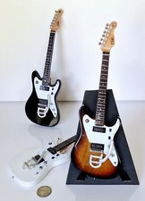 PRICE REDUCED - 3 MINIATURE GUITARS 9.5/10.5 inches - Unique collector stash N.2