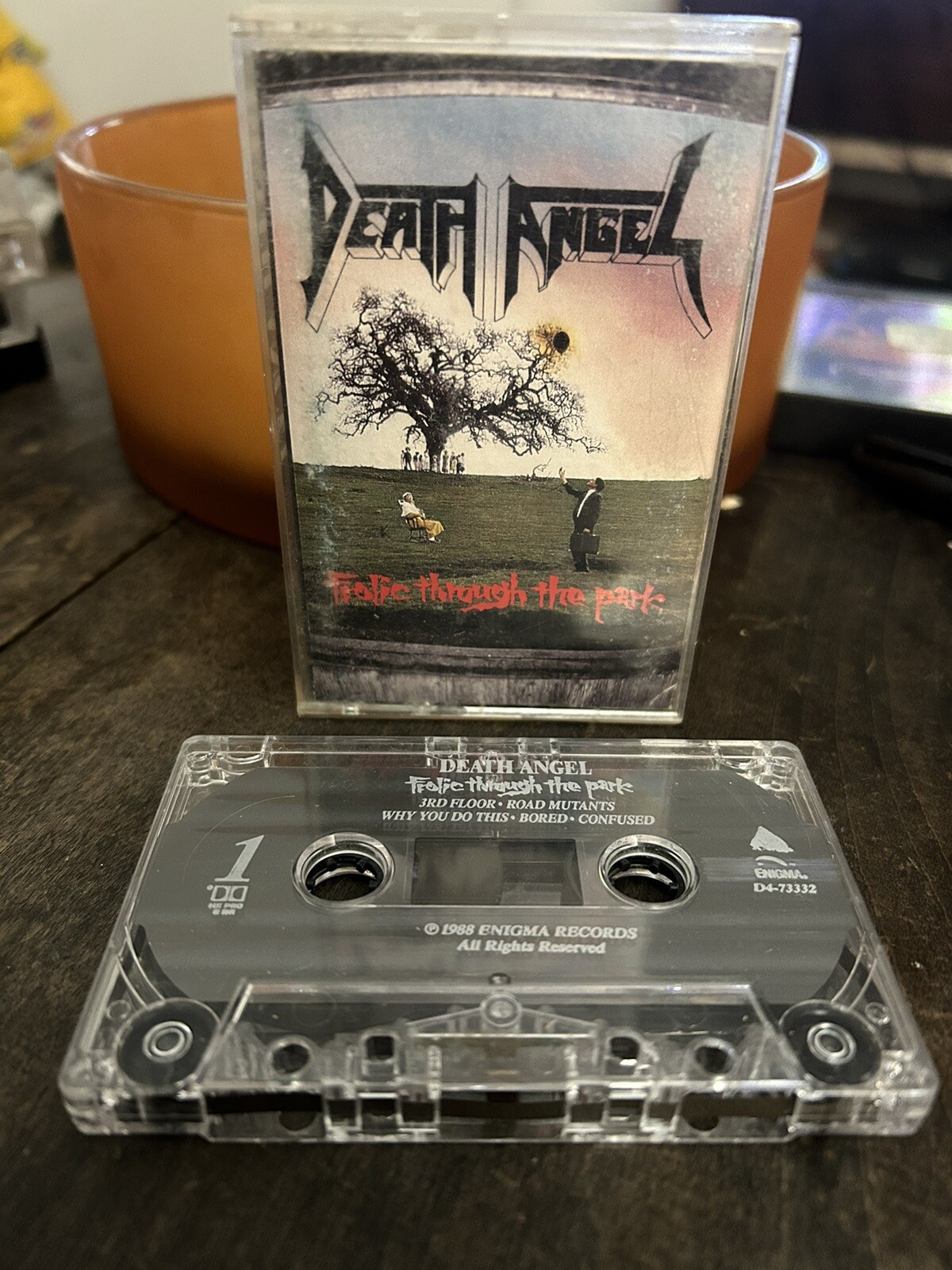 Death Angel Frolic Through the Park Cassette Tape Thrash Metal Enigma Records