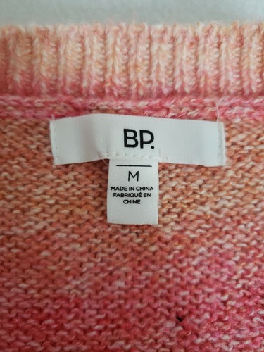 BP. Women's Pink Peach Long Sleeve Sweater, M NWOT - Picture 5 of 7