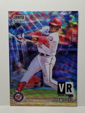 2021 Topps Stadium Club Chrome Juan Soto SP VIRTUAL REALITY WAVE REFRACTOR 🌠