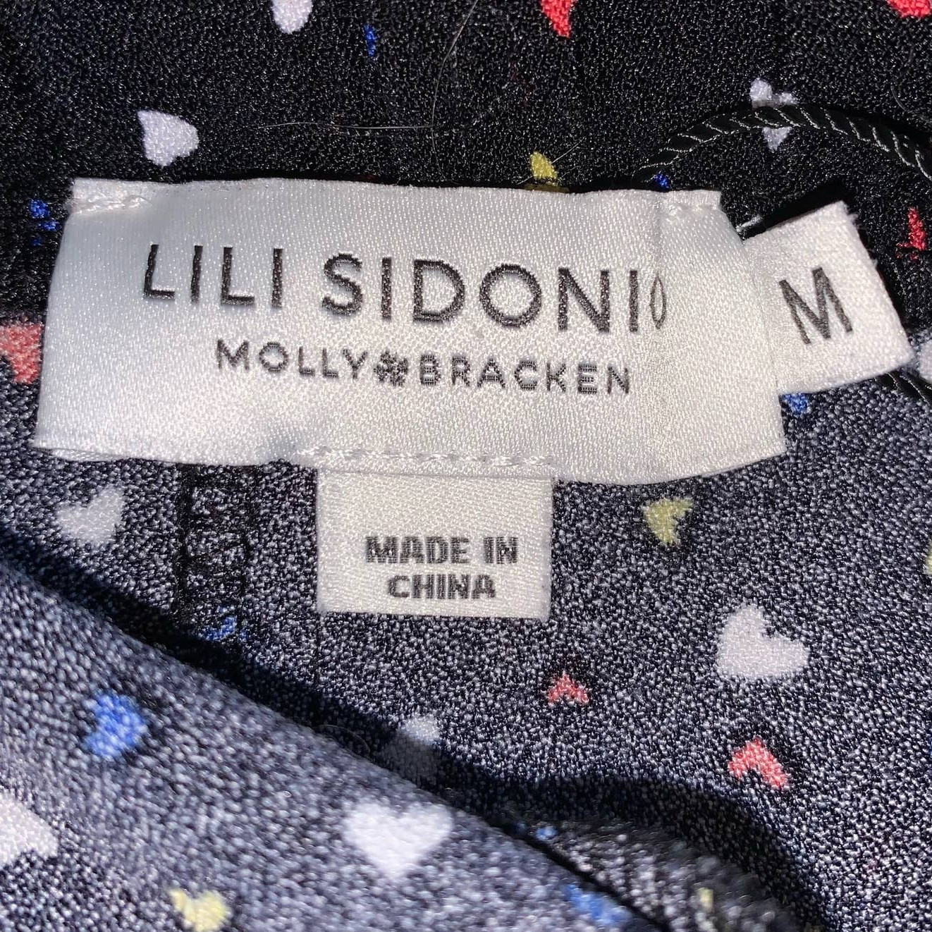 Heart Print Pants by Lili Sidonio x Molly Bracken Wom… Gem