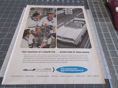 1965 Guardian Maintenance Smooth Trip, General Motors, Vintage Print Ad