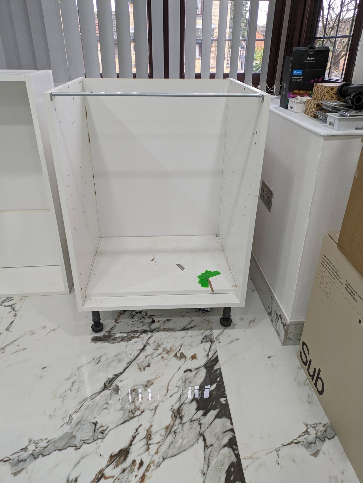 Brand new GoodHome Caraway White Base unit, (W)600mm (H)720mm eBay