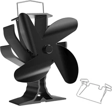 Signstek Wood Stove Fan,Fan with Hook,Gas Wood Burner Stove Fireplace Tent Campi