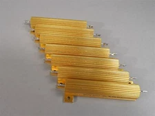 Mixed Lot of 7 Pacific Power Resistor 70W .075Ω - Non Inductive 100CHN Mil Perf.