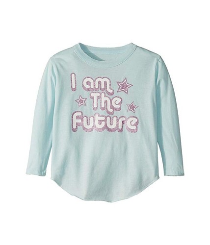 Chaser Girls' I Am the Future Tee in Baby Blue Little Kid Girl Size 5 NWT - Picture 3 of 3