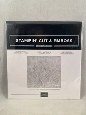 PAINTED POSIES 3D Embossing Folder Stampin Up New Flowers A24