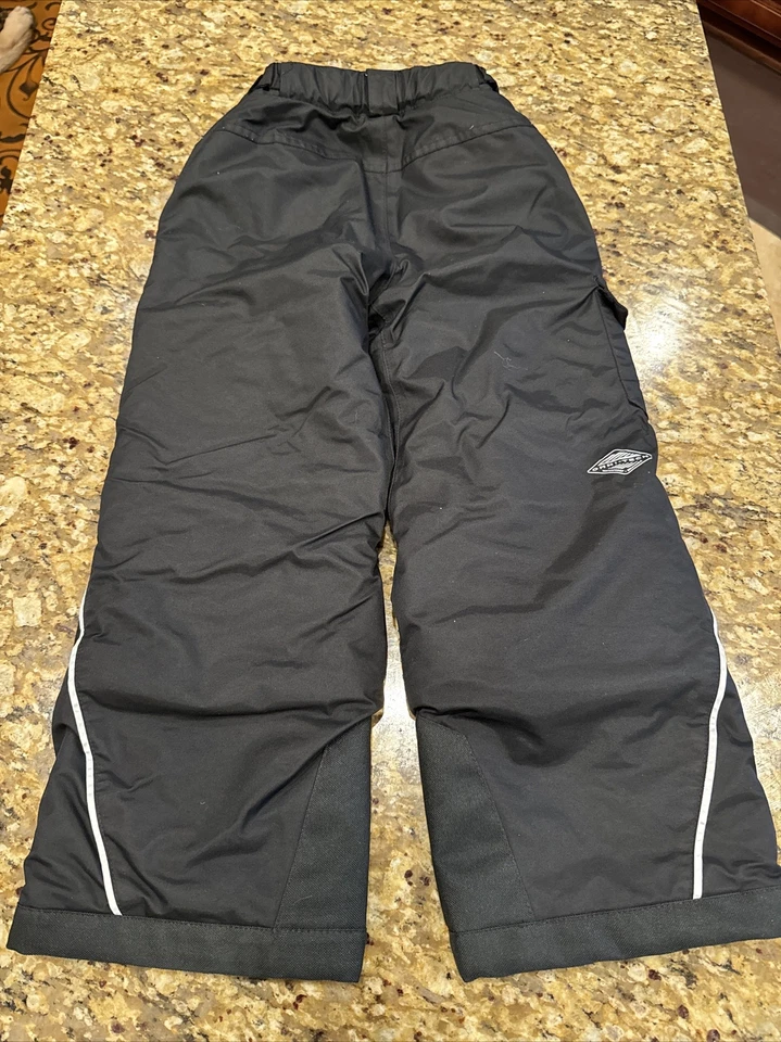 Columbia Snow Ski Pants Boy's XS Black Titanium Omni-Tech Adjustable 6-7 Years - Image 2 of 3