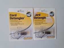 Softalk Telephone Cord Detangler 360 Degree Rotating Phone Cord Detangler Lot 2
