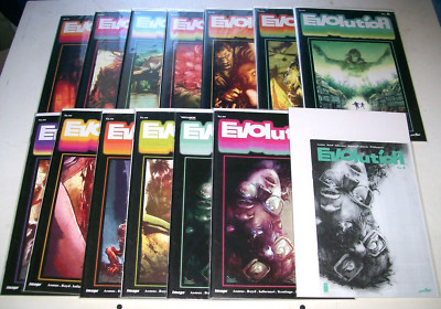Evolution #1-12 + Megabox #1 + Ashcan Full Set Image unread 1st Print