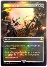 MTG Wrath of God *BORDERLESS FOIL* Dominaria Remastered 416 NM