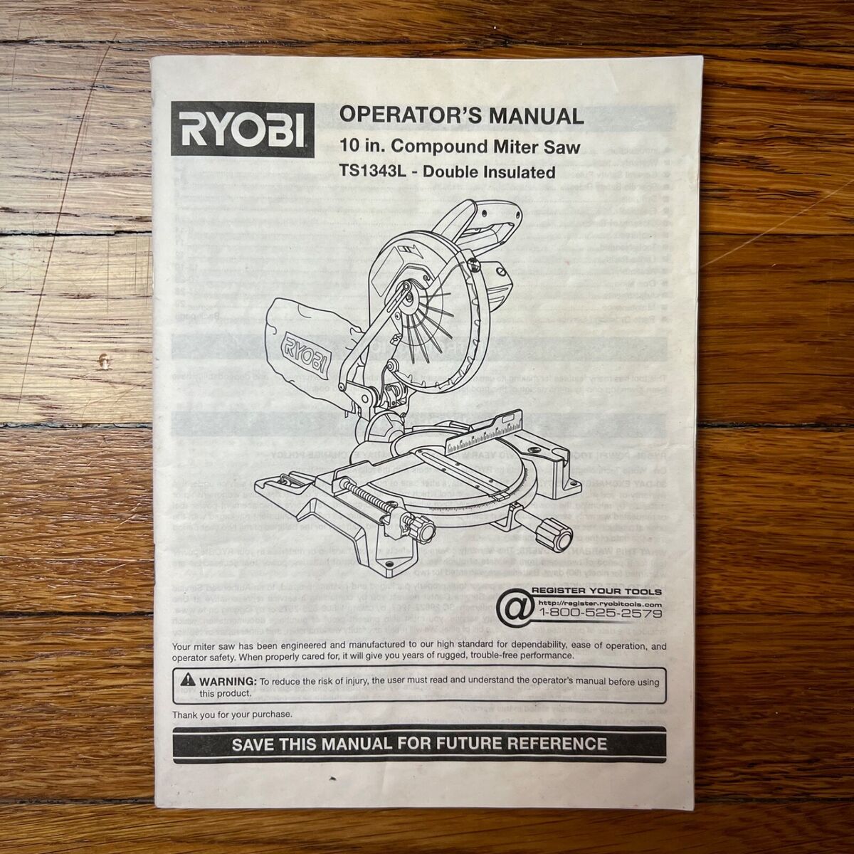 Ryobi TS1342L 14amp 10 Inch Compound Miter Saw W/laser for Ryobi TS1342L 14amp 10 Inch Compound Miter Saw W/laser for