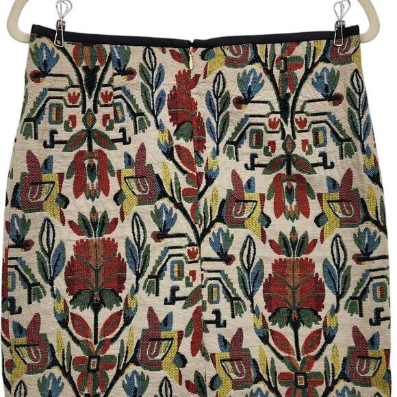 NUEVO Angie Mujer Falda Mediana Tapiz Mini Boho Floral Multicolor Falda Hippie Foto 4 de 4